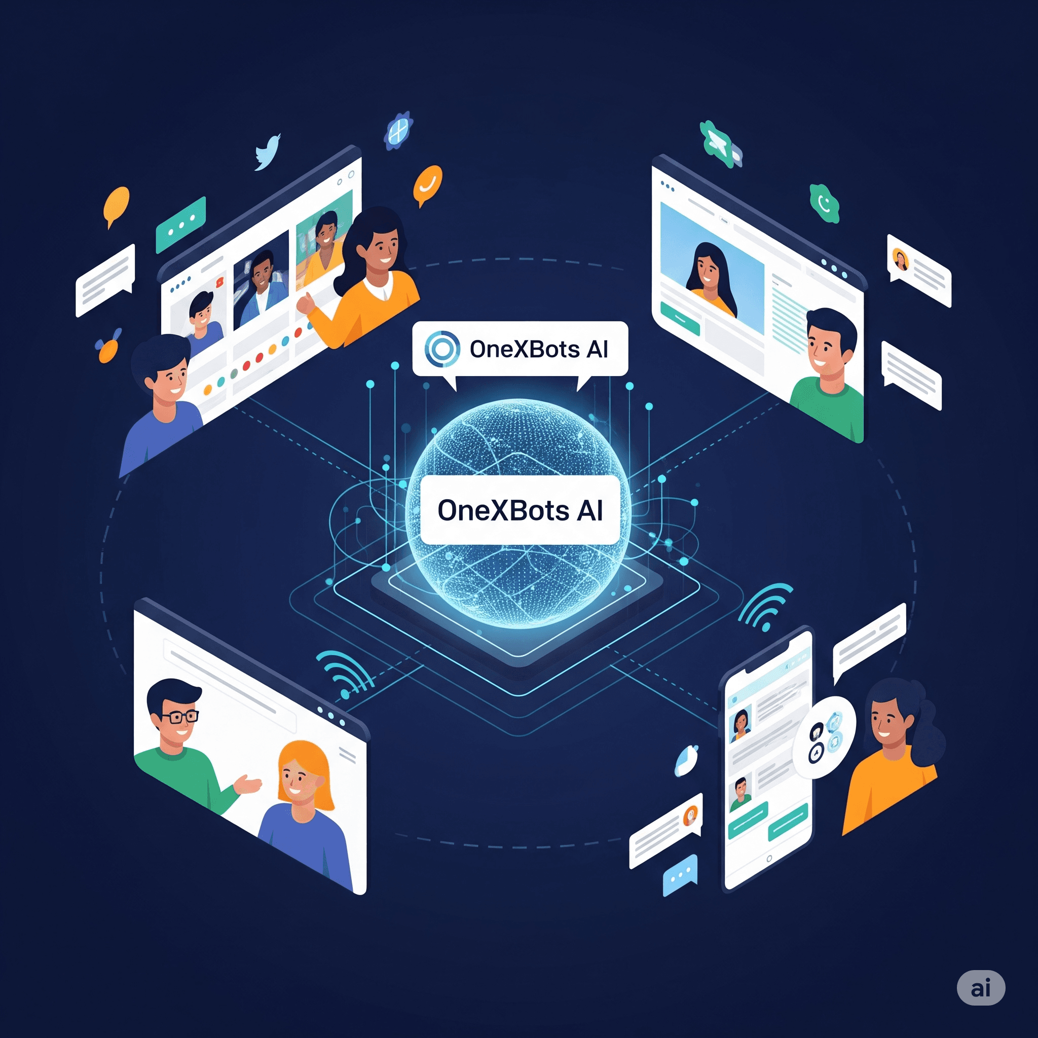 Tối ưu trải nghiệm khách hàng đa kênh với nhân viên AI OneXBots